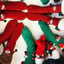 Tất và Phụ Kiện Giáng Sinh từ Polyester Co Dãn, Khăn Quàng Cổ và Mũ Ông Già Noel 3D Thoải Mái, Phù Hợp Máy Giặt cho Hàng Ngày và Lễ Hội