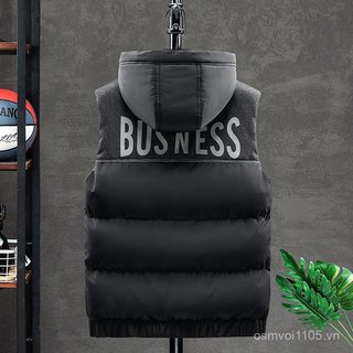 Quần áo lao động thu đông nam, áo vest thời trang size L đến 8XL
