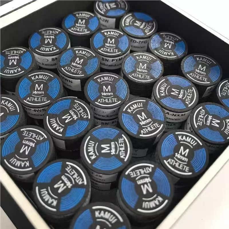 Đầu da Kamui 14mm màu xanh Nhật Bản, phong cách thể thao, nhiều lớp