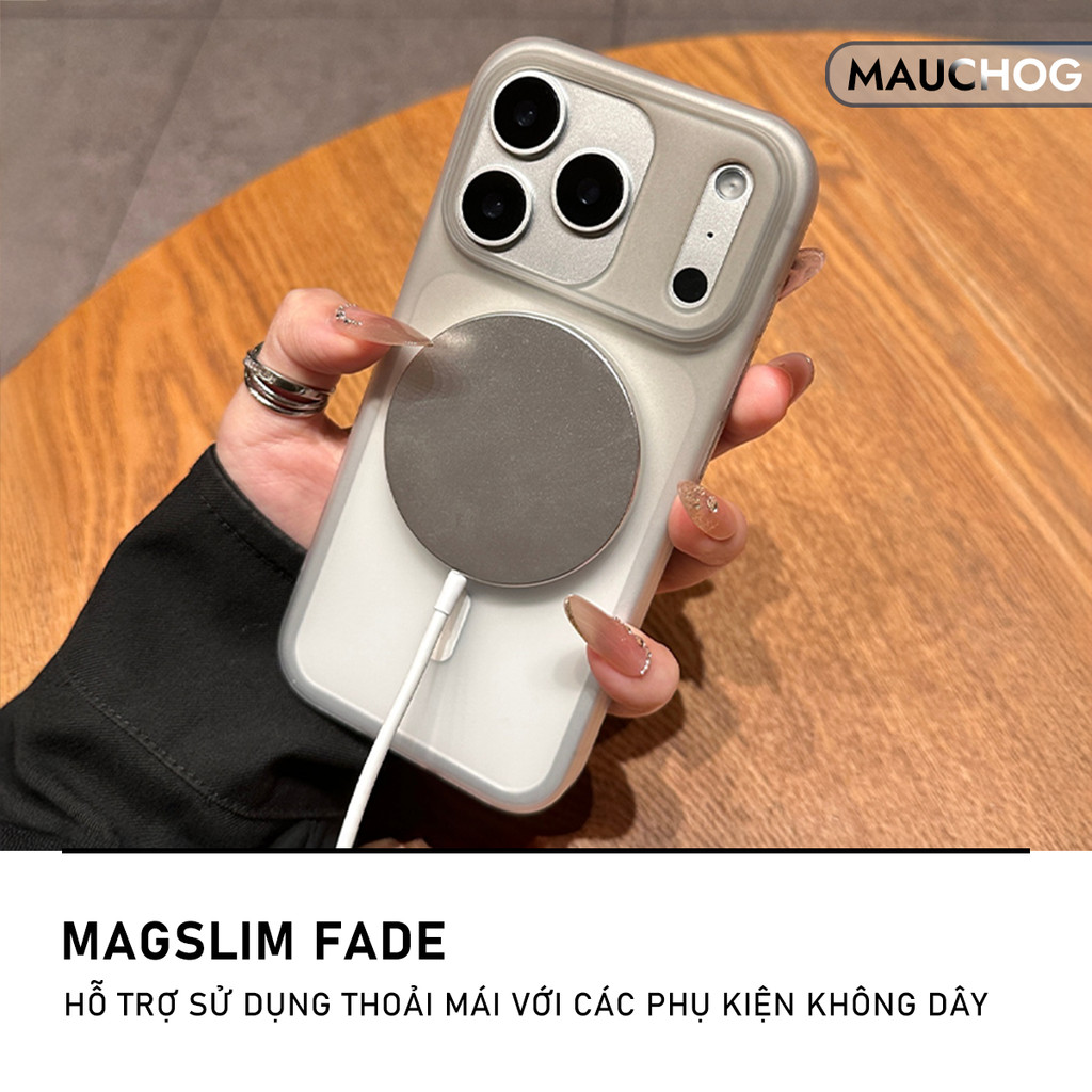 Ốp Siêu Mỏng Slim Nhám Mờ Chống Vân Tay Màu Gradient Cho Điện Thoại iPhone 17 Pro Max 16 15 14 13