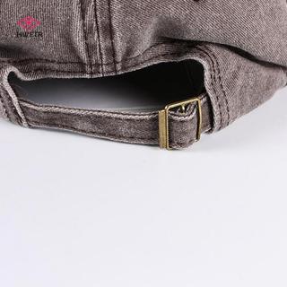 Mũ bóng chày mỏ vịt retro màu đơn giản, phù hợp cho nữ dùng ngoài trời