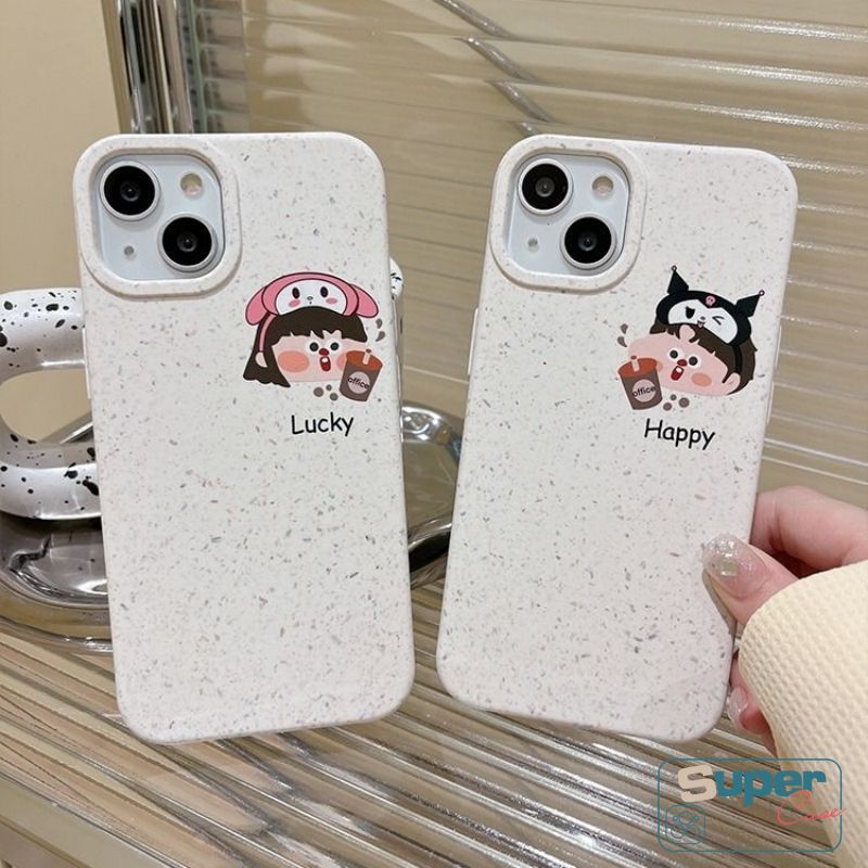 Ốp Lưng Tương Thích Cho IPhone 17 16 11 15 13 14 12 Pro Max XR Air X XS Max 6s 16 8 14 15 6 Plus SE 2020 Cặp Đôi Thời Trang Cô Gái Dễ Thương Bé Trai My Melody Kuromi Bìa Mềm