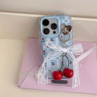 Ốp điện thoại họa tiết anh đào 17promax Thích hợp cho iPhone 11 12promax 12 13 14 15 pro max Ốp điện thoại 14promax 15pro 16 Pro max 17 17pro