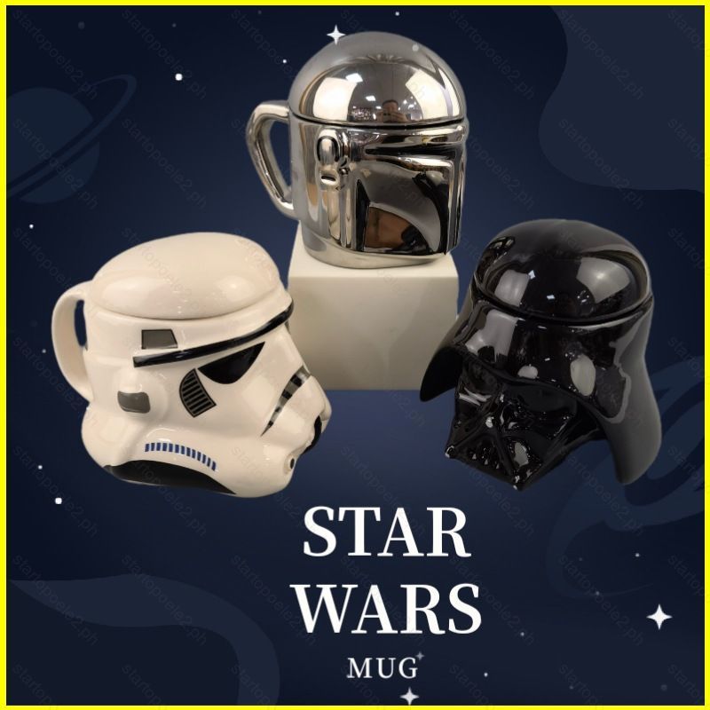 ST2 Star Wars Rebels cốc chiến binh đen trắng người lính cốc nước cốc gốm TS2