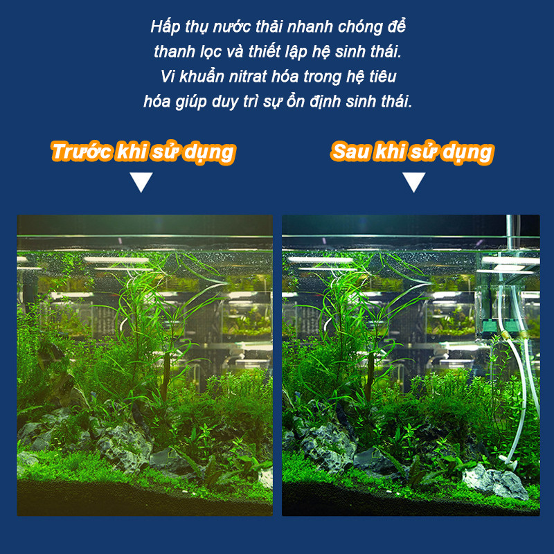 Máy Lọc Nước Bể Cá 3in1, Hút Đáy Mạnh, Lọc Cặn Làm Trong Nước, Bơm Chìm Im Lặng Cho Bể Cá Cảnh Thủy Sinh