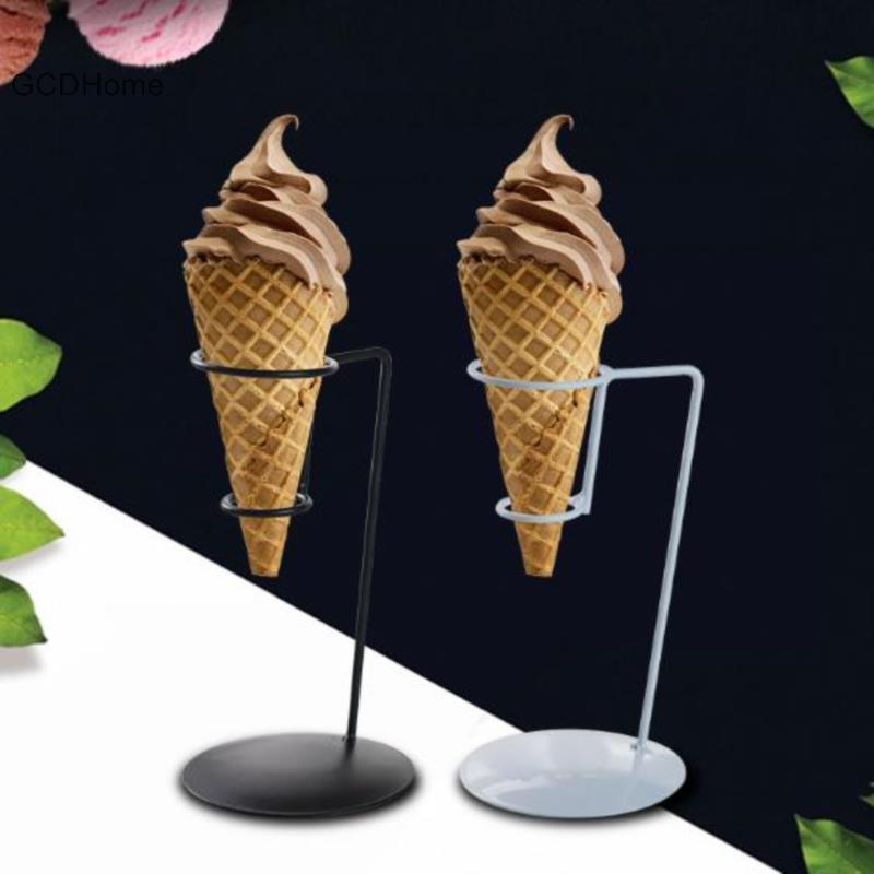 GCDHome Ice Cream Cone Display Stand Đám cưới sinh nhật với giá đỡ bỏng ngô có thể tái sử dụng HOT