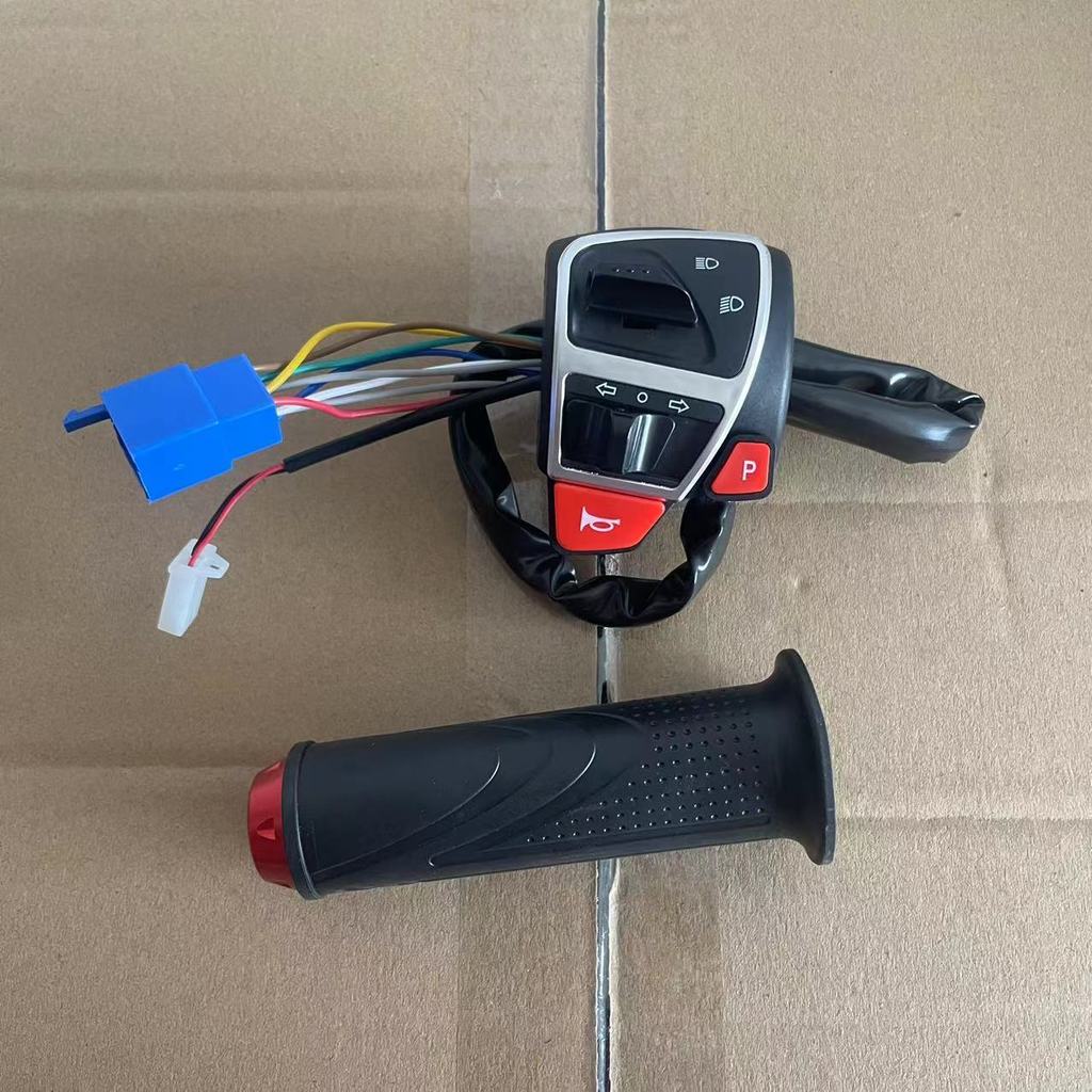 Emma Phụ Kiện Xe Điện Daquan Switch Điều Chỉnh Tốc Độ Tay Cầm Xoay Gear Switch Lắp Ráp Phụ Kiện Kết Hợp Ban Đầu Bàn Đạp