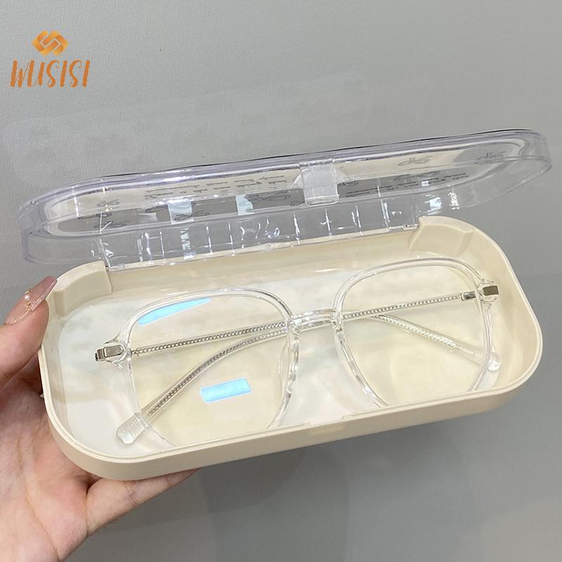 Hộp Đựng Kính Nơ Trong Suốt Thời Trang, Dễ Thương Cho Nữ - Phù Hợp Du Lịch