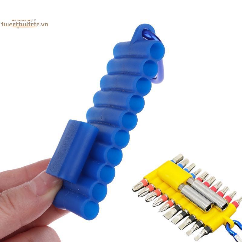 TRTR 1 Cái Di Động 10 / 22 Lỗ Hộp Bảo Quản Người Tổ Chức Vít Lái Xe Mũi Khoan Đứng Dụng Cụ 1 / 4 "Hex Shank Tua Vít Bit Giá Đỡ VN