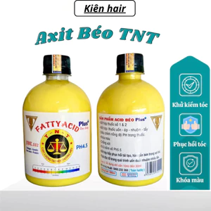 Axit béo TNT plus giúp khử kiềm, hạ PH, chống xót, khóa màu nhuộm và phục hồi tóc hư tổn