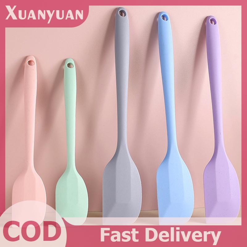 XUAN 1 Nhà Bếp Silicon Kem Bơ Bánh Thìa Batter Cạp Bàn Chải Bơ Trộn Bánh Bàn Chải Dụng Cụ Nướng Bánh Dụng Cụ Nhà Bếp Dụng Cụ Nhà Bếp S / L VN