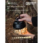 ShineTrip Đèn Camping Hình Dáng Hạt Điều Phiên Bản Cổ Điển Chống Nước Chuẩn IPX3 Pin Dùng 100 Giờ Điều Chỉnh Độ Sáng Linh Hoạt Đèn Treo Lều Đa Năng — ảnh 2