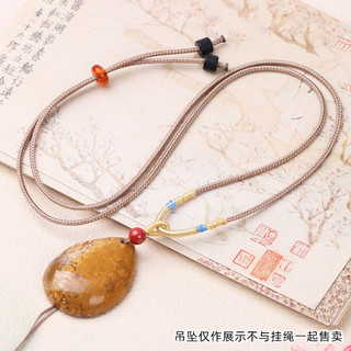 Vòng cổ ngọc mặt dây 2mm cho nam nữ, thiết kế mỏng nhẹ, dễ điều chỉnh