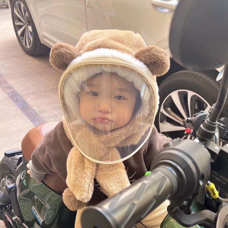 🔥 giữ ấm vào mùa thu và mùa đông 🔥 có hàng sẵn mặt nạ chống gió Mũ ấm trẻ em mũ một mảnh ngoài trời 2025 che tai 3 in 1 chống gió lạnh cho bé khăn quàng cổ cho bé ⚘Mặt nạ chống gió bịt tai khăn quàng cổ trẻ em tích hợp mũ chống gió xe điện trẻ em mùa th