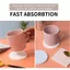 LAKAM Diatomite Coaster, Thảm chịu nhiệt chống trượt khô nhanh, Tấm lót cốc dày chịu nhiệt bền bỉ Tấm lót Placemats Trang trí nội thất