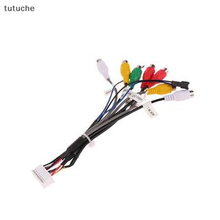 Tutu Xe Stereo Cáp Vô Tuyến 20 Pin Đầu Ra Cắm Dây AUX Đầu Nối Dây Có Quạt Header Cho ZHANGXUN Android Navigation VN
