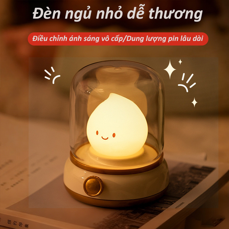 Đèn bàn Mini dễ thương,Đèn ngủ USB di động sáng tạo Đèn khí quyển để bàn,Món quà tốt nhất cho trẻ em