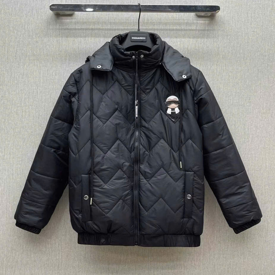 Áo Phao Ông Già Thêu Da KCloset Áo Phao Trần Trám Dày Dặn Dáng Rộng Nam Nữ NA51