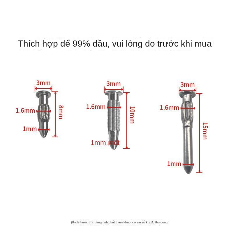 [24h] Đầu Khóa Dây Nịt Nam – Khóa Tự Động Lắp Vít, Đinh Tán Thép, Chốt Liên Kết Phù Hợp Da Bản 3.0–3.5cm