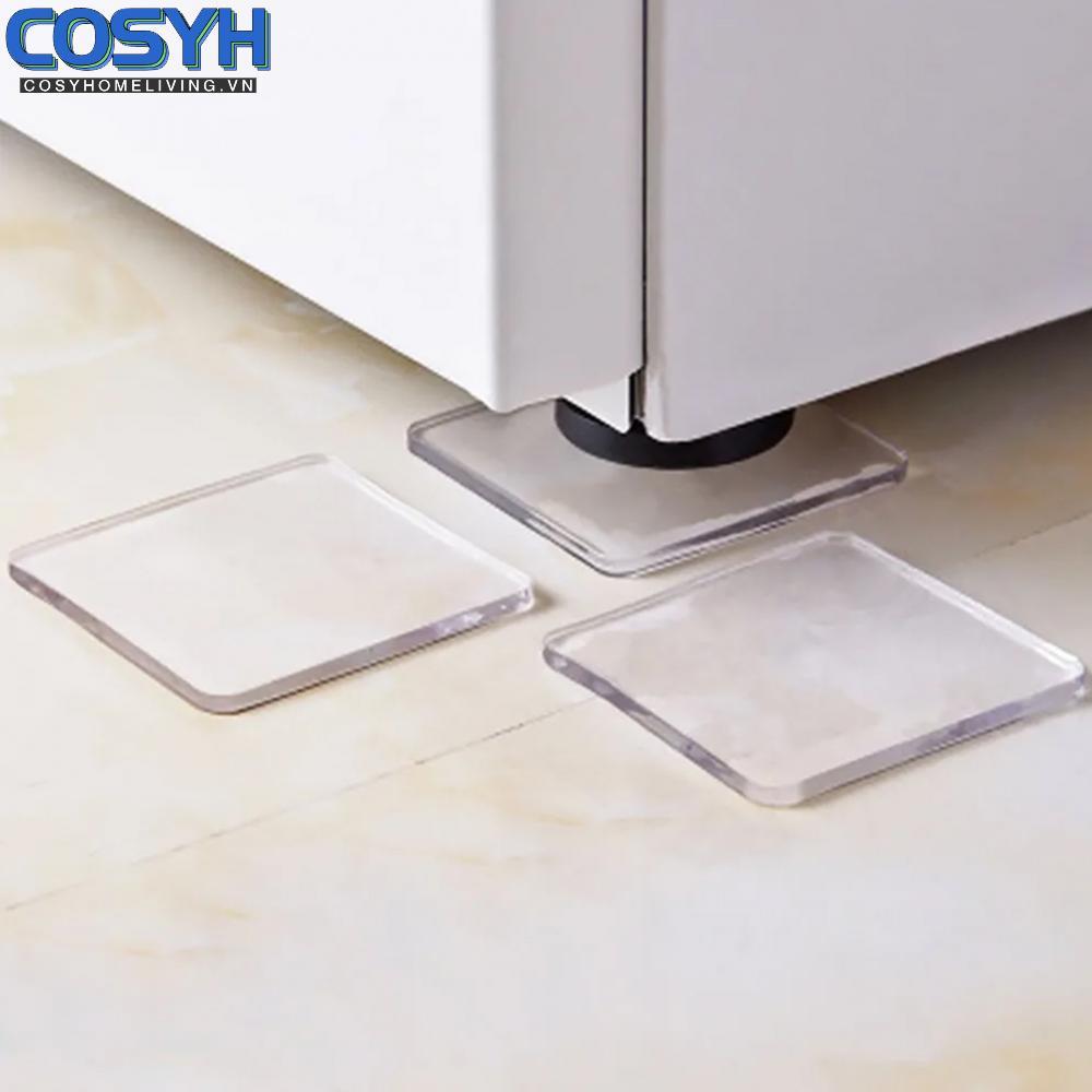 <cosyh>Anti Vibration Pad Can Be Washed Repeatedly Transparent Color Non-slip Mat