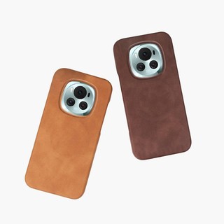 Sang Trọng Cảm Giác Da Từ Tính Dành Cho Honor Magic 6 Pro MAGIC6 Ốp Lưng Điện Thoại Kinh Doanh Da Lộn Da Cừu Da Mờ Bao