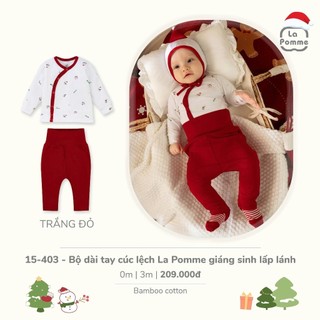 La pomme AW2025 BST sơ sinh Giáng sinh cho bé T11.4