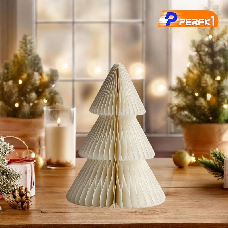 Giấy Giáng Sinh Trang Trí Cây Trang Trí Tổ Ong Cây Giáng Sinh Giáng Sinh Mantel Trang Trí Cho Kệ Sách