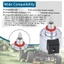 Thay thế van điện từ máy cắt điện từ YOI Universals 846639 Van điện từ đóng nhiên liệu có dây nịt Máy cắt vườn Par