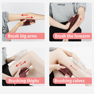 【Hỷ】Bàn chà massage thông kinh lạc màu nâu chất liệu tự nhiên phù hợp cho liệu pháp spa Đông Y và chăm sóc tại nhà