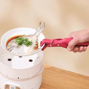 PCF * Kẹp bếp thiết kế silicon ABS 3 trong 1 chịu nhiệt để nấu ăn trong nhà ngoài trời