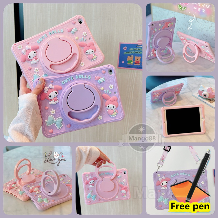 Ốp Lưng Tương Thích Cho Honor Pad 10 2025 12.1inch Dây Đeo Máy Tính Bảng Vỏ Keo Mềm Cầm Tay Trẻ Em An Toàn