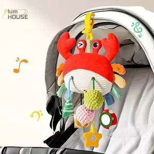 PlumHOUSE 1 Mới Giường Cho Bé Dây Rút Xe Đẩy Sơ Sinh Động Vật Dễ Thương Đồ Chơi Giáo Dục Tay Cầm Sang Trọng Vui Vẻ Thời Gian Đi Ngủ VN