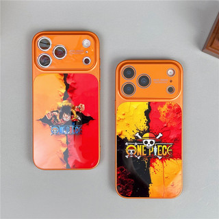 Thay đổi thành 17 series Art Collage One Piece Luffy Vỏ điện thoại từ tính cho iPhone 17 16 15 14 Pro Max