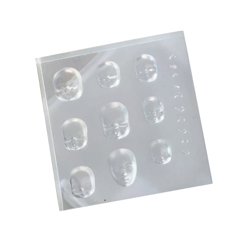 Khuôn Silicon Móng Tay Nghệ Thuật Thời Trang, Đầu Búp Bê, Dụng Cụ Làm Đồ Trang Sức