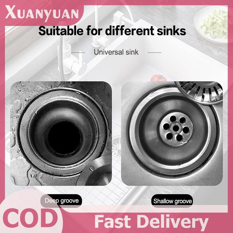 XUAN 3 Kích Cỡ Bộ Lọc Bồn Rửa Inox 304 Có Tay Cầm Lọc Hoặc 30 Bộ Lọc Bồn Rửa Dùng Một Lần Lưới Thực Phẩm Nhà Bếp Tóc Srceen Thoát Nước VN