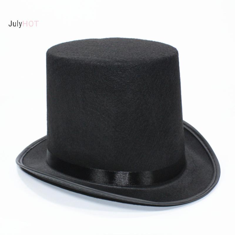 JULYHOT Quý Ông Mad Hat Halloween Trang Phục Dự Tiệc Cảm Thấy Ảo Thuật Gia Mũ Xi Lanh Mũ Dành Cho Nữ Massivedeals