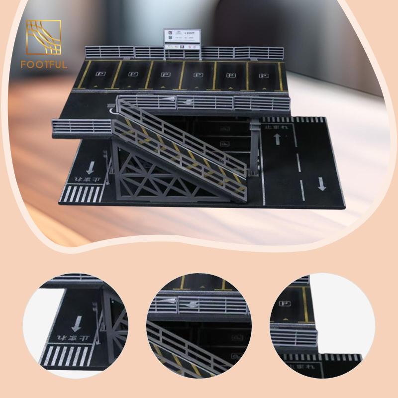 1 / 64 Đỗ xe Diorama Mô hình phong cảnh thu nhỏ Kịch bản Ảnh Prop Micro