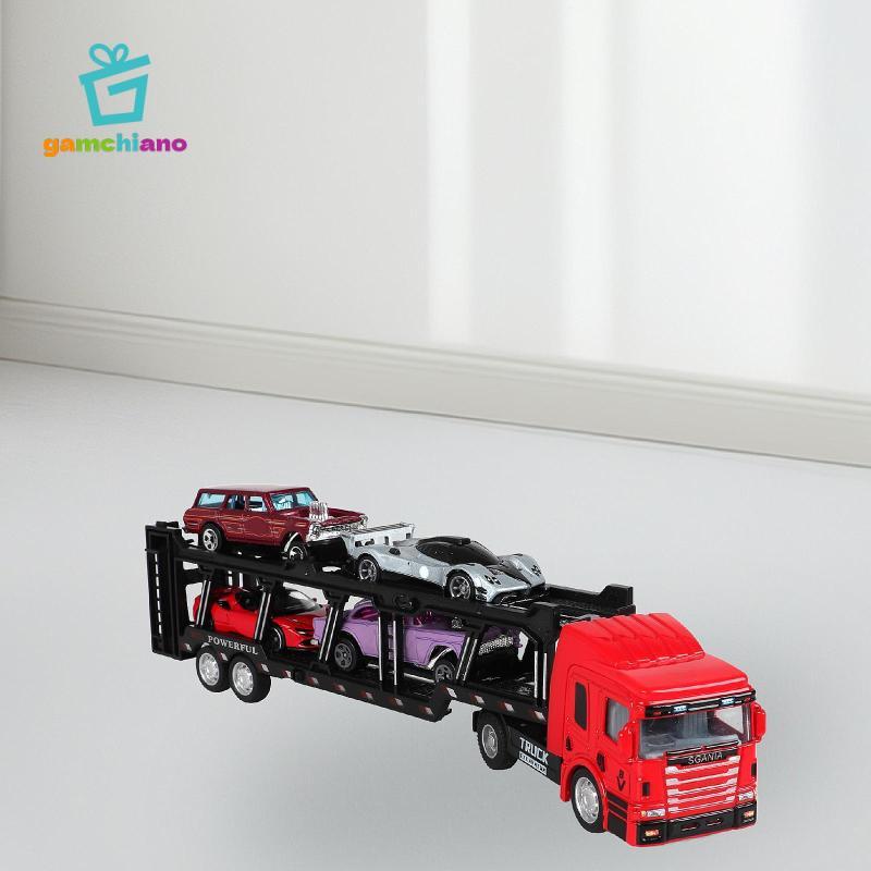 Kéo Vow Đồ Chơi Xây Dựng Plays Xe Thu Nhỏ Giường Phẳng Xe Kéo Công Nghệ Trẻ Em Đồ Chơi Xe Hơi Cho Phụ Kiện Tiệc Tập Đi Bé Trai