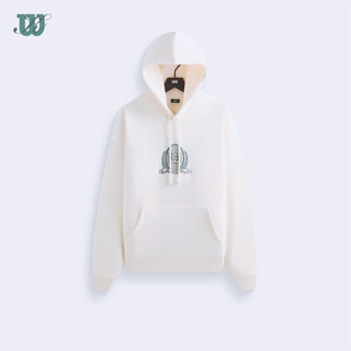 Kith và Wilson Áo Hoodie Unisex Tối Giản, Phù Hợp Dạo Phố