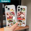Ốp Điện Thoại Ibumipers Dễ Thương Crayon Shin chan Chủ Đề Giáng Sinh Trong Suốt Mềm Mại Chống Sốc Cao Cấp Cho iPhone 11 12 13 14 15 16 17 Pro Max IP 7 8 Plus Iphon X XS XR Xs max