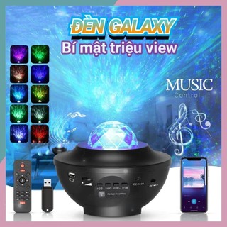 Đèn Cực Quang Starry Chiếu Bầu Trời Galaxy, Đèn Kiêm Loa Bluetooth Trang Trí, Led Cực Quang Decor Phòng Ngủ, Điều Khiển