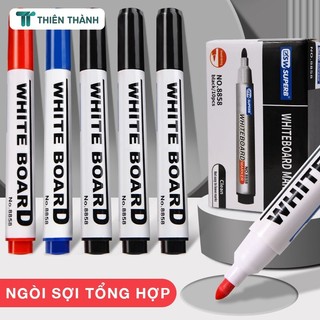 Bút Lông Dầu Viết Bảng Xóa Được 3 Màu – Bút Đánh Dấu Mực Ra Đều Dễ Lau, Không Nhòe Sử Dụng Văn Phòng