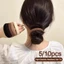 EDIWANY 5 / 10 CÁI Scrunchies, Dây buộc tóc dày đậm màu phối màu, Dây buộc tóc trang trí đa năng có độ đàn hồi cao dành cho nữ