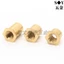 Chất liệu đồng thau Thông qua lỗ Bấm đinh tán Cắm lục giác Tấm áp suất Nut Plug 4#40钣金压铆件螺母柱M3M4M5