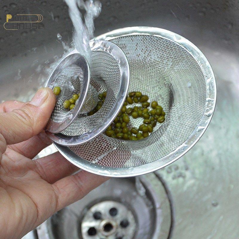 PlumHOUSE 1 Thép Không Gỉ Nhà Bếp Bồn Rửa Nước Lọc Phòng Tắm Thoát Nước Lọc Lưới Tắm Tóc Bắt Nút Chặn Phụ Kiện Nhà Bếp VN