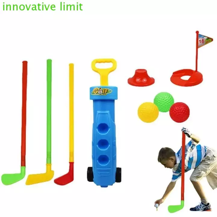 Bộ đồ chơi gôn DYRUIZA, Bộ trò chơi golf Mini thông thường dành cho trẻ em, Bộ đồ chơi chơi gôn Bộ đồ chơi chơi gôn dành cho trẻ em di động Bộ câu lạc bộ golf Đồ chơi trẻ em Quà tặng trẻ em