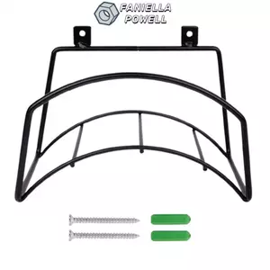 Móc treo vòi FANIELLAPOWELL, Móc ống treo tường đa năng, Giá đỡ ống tiết kiệm không gian bằng kim loại hạng nặng chống rỉ sét
