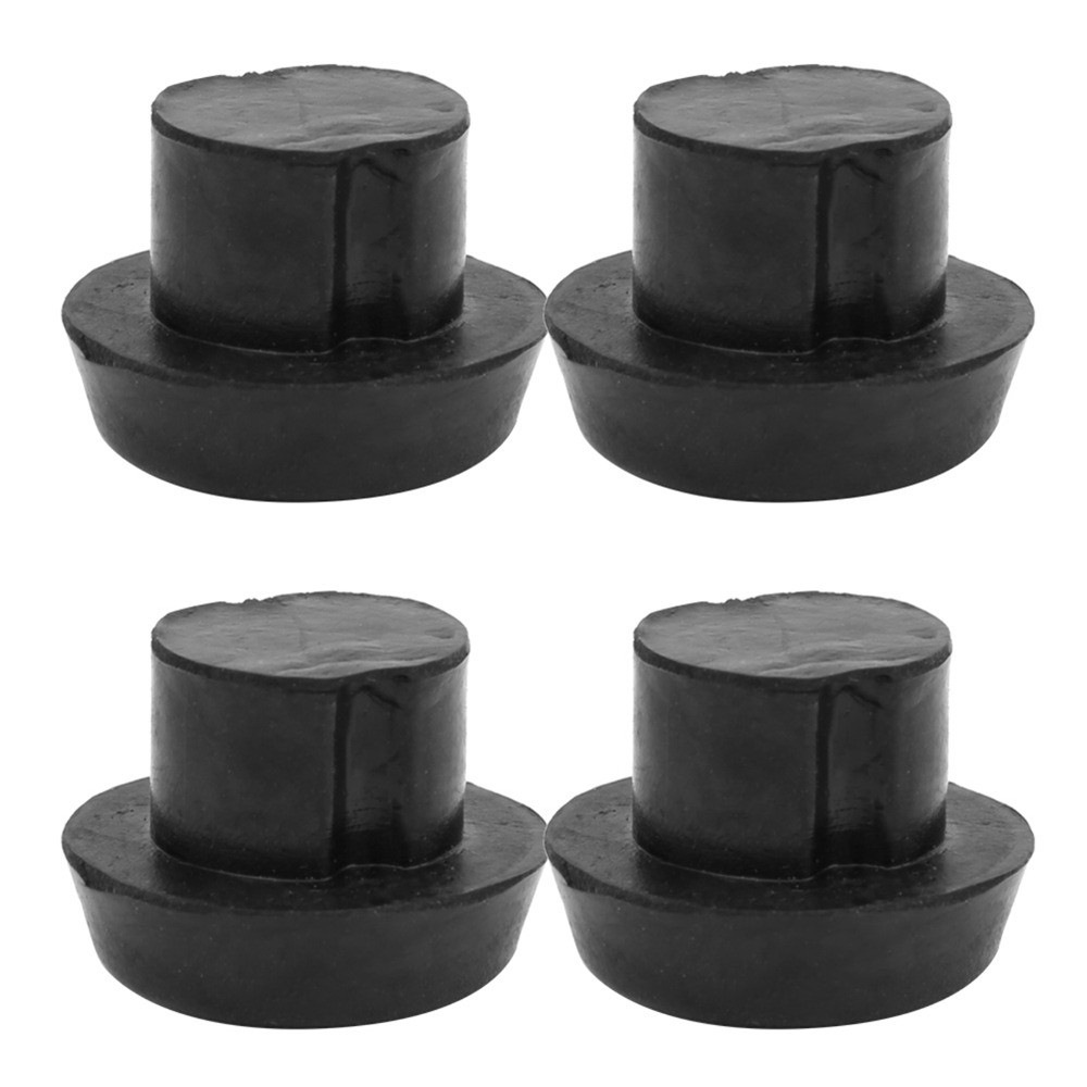 JKDESIGN - Bộ 20 Phích Cắm và Bao Gậy Bi-a Cao Su, Màu Đen, Bảo Vệ Đầu và Cuối Gậy