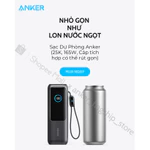 Sạc dự phòng ANKER Zolo 25kmAh | Công suất 165W | Tích hợp 2 cáp USB-C rút gọn | Có màn hình - A1695 — ảnh 6