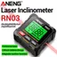 Máy đo độ nghiêng Laser MONOSTYLE, Máy đo độ nghiêng kỹ thuật số từ tính đa chức năng, ANENG RN01 / RN02 / RN03 Màn hình LCD Đo 360 độ Độ chính xác cao Cấp độ góc hộ gia đình
